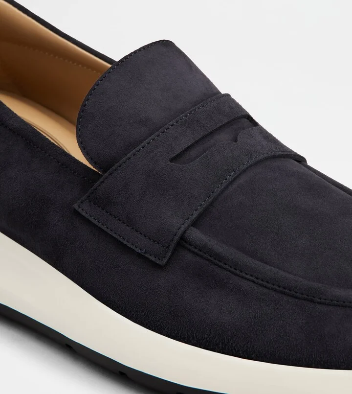 Red Dot Sporty Loafers in Pashmy Suede - Image 5