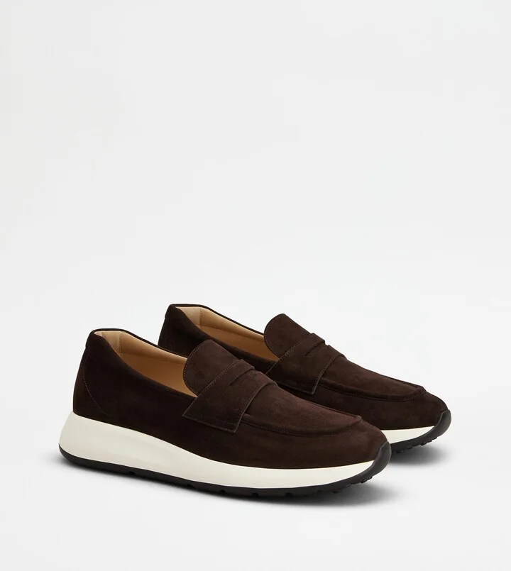 Red Dot Sporty Loafers in Pashmy Suede - Image 2