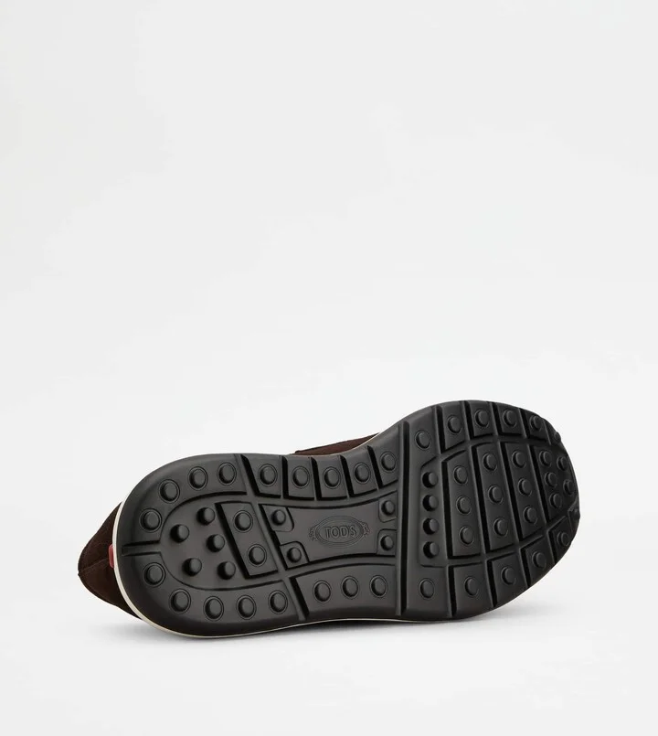 Red Dot Sporty Loafers in Pashmy Suede - Image 4