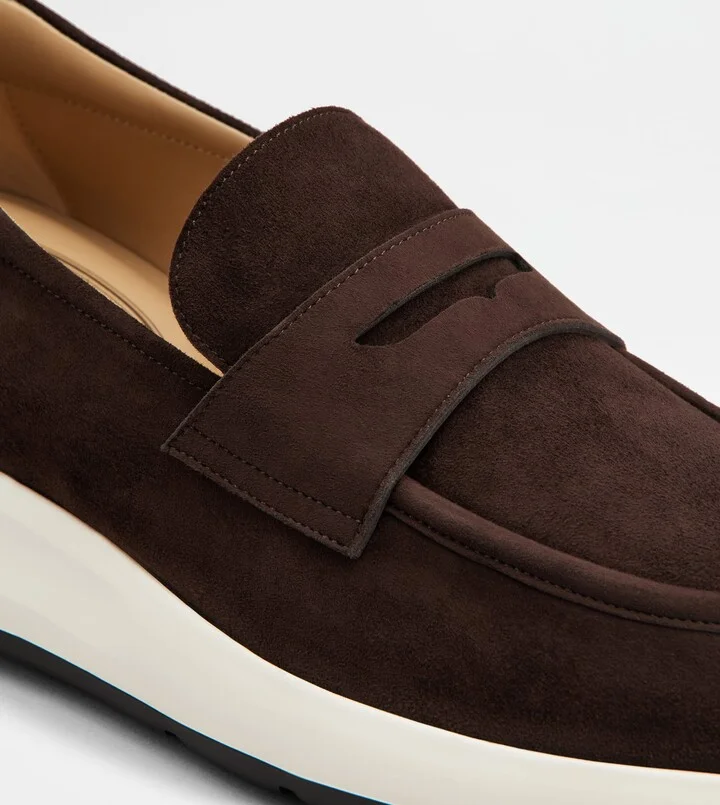 Red Dot Sporty Loafers in Pashmy Suede - Image 5