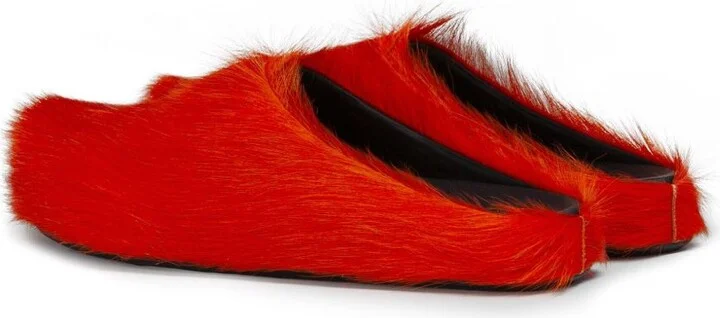 Red Fussbett Sabot Mules - Image 3