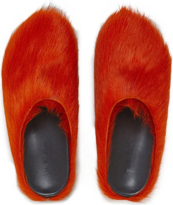 Red Fussbett Sabot Mules - Image 4