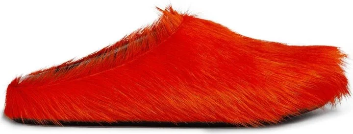 Red Fussbett Sabot Mules