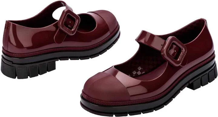 Red June Buckle Sandal - Burgundy - Image 4