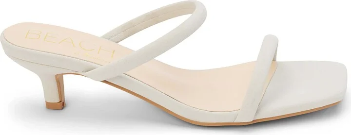 Red Kitten Heel Sandal - Image 9