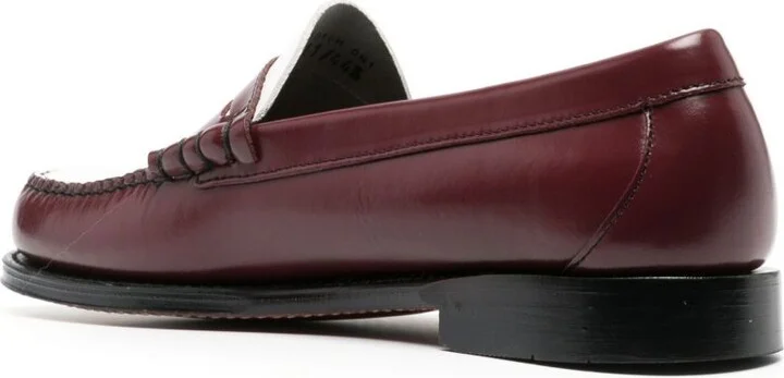 Red Larson Leather Loafers - Image 3