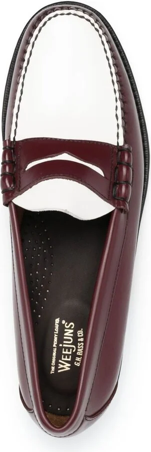 Red Larson Leather Loafers - Image 4