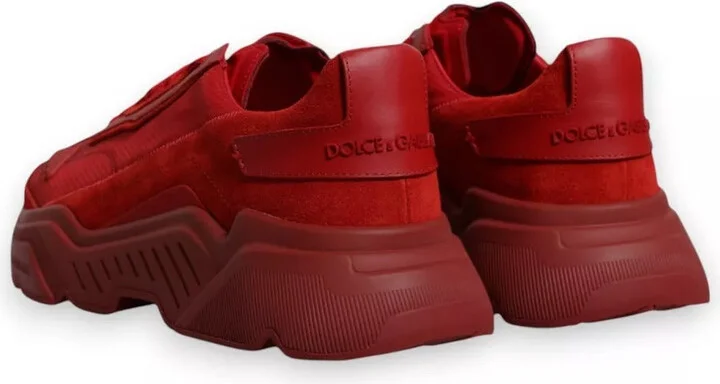 Red Leather Daymaster Low Top Sneakers Men's Shoes (Pre-Owned) - Image 4