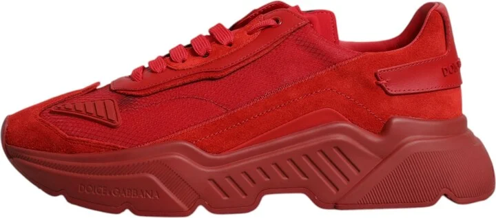 Red Leather Daymaster Low Top Sneakers Men's Shoes (Pre-Owned) - Image 6
