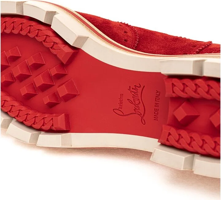 Red Suede Leather Oxfords And Men's Derby - Image 5