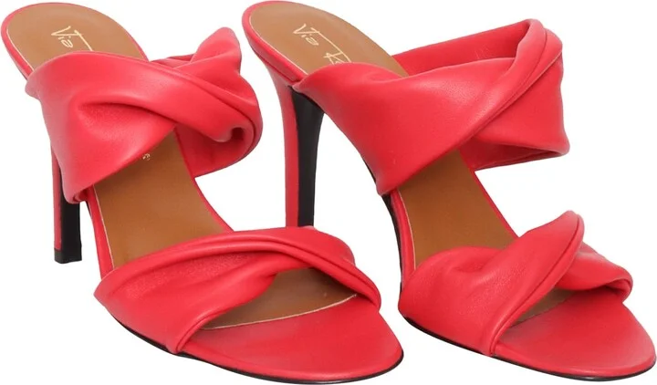 Red Tubolar Sandals - Image 2