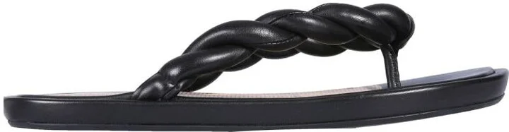 Red Valentino Leather Slide Sandals