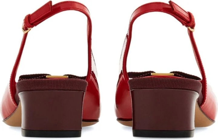 Red Vara Bow Pumps - Image 3