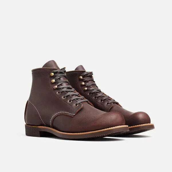 Red Wing Blacksmith 3340 Men's Brown Oil Slick Leather Round Toe 6-Inch Boots