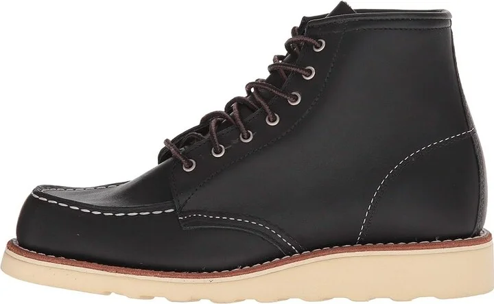 Red Wing Heritage 6 Classic Moc Women's Lace-up Boots Black Boundary : 5 M (B), Leather - Image 7