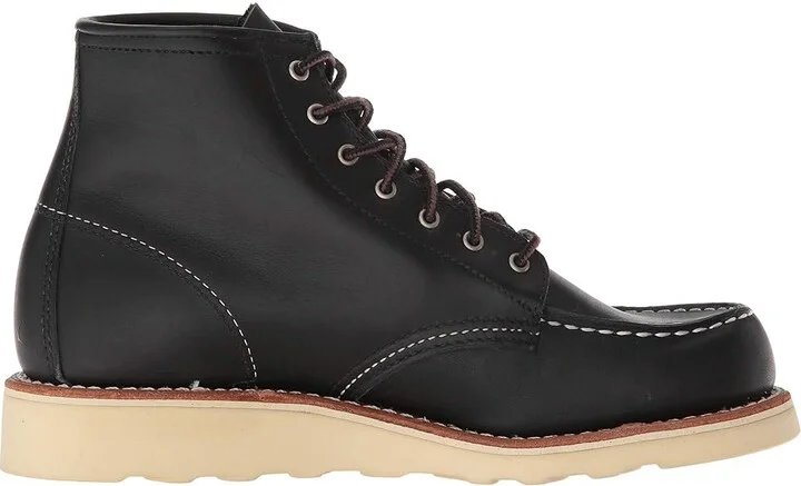 Red Wing Heritage 6 Classic Moc Women's Lace-up Boots Black Boundary : 5 M (B), Leather - Image 8