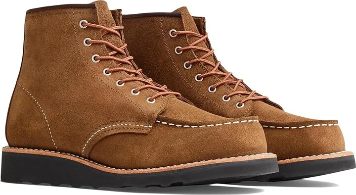 Red Wing Heritage 6 Classic Moc Women's Lace-up Boots Clove Acampo : 5 M (B), Leather