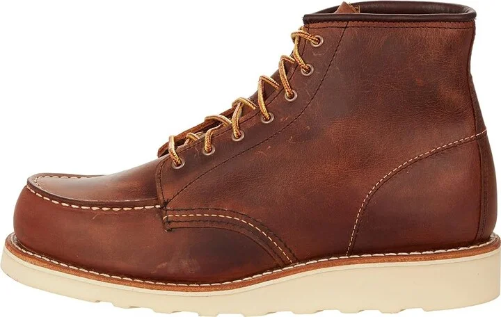 Red Wing Heritage 6 Classic Moc Women's Lace-up Boots Copper Rough Tough : 5 M (B), Leather - Image 6