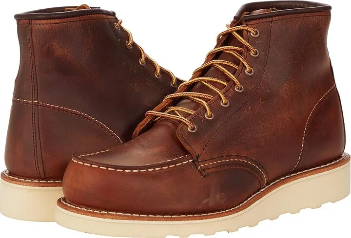 Red Wing Heritage 6 Classic Moc Women's Lace-up Boots Copper Rough Tough : 5 M (B), Leather