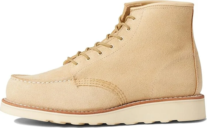 Red Wing Heritage 6 Classic Moc Women's Lace-up Boots Cream Abilene : 5 M (B), Leather - Image 5