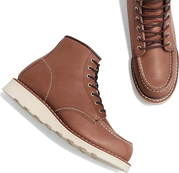 Red Wing Heritage 6 Classic Moc Women's Lace-up Boots Mocha : 5 M (B), Leather - Image 5