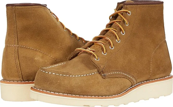 Red Wing Heritage 6 Classic Moc Women's Lace-up Boots Olive Mohave : 6 M (B), Leather