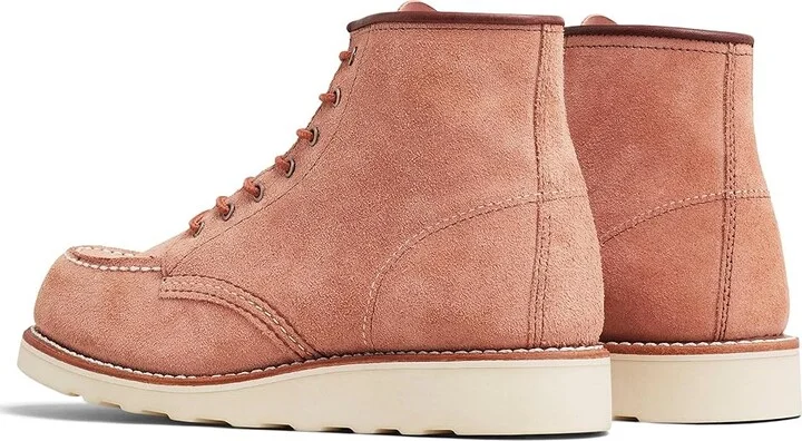 Red Wing Heritage 6 Classic Moc Women's Lace-up Boots Pink : 5 M (B), Leather - Image 3