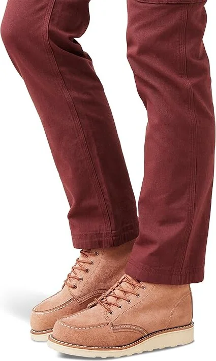 Red Wing Heritage 6 Classic Moc Women's Lace-up Boots Pink : 5 M (B), Leather - Image 4