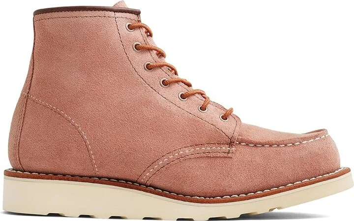 Red Wing Heritage 6 Classic Moc Women's Lace-up Boots Pink : 5 M (B), Leather - Image 5