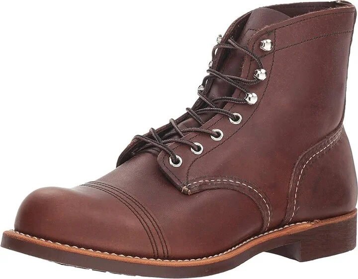 Red Wing Heritage 6 Iron Ranger Lug Men's Lace-up Boots Amber Harness : 14 D (M), Leather - Image 2