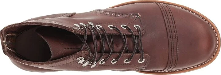 Red Wing Heritage 6 Iron Ranger Lug Men's Lace-up Boots Amber Harness : 14 D (M), Leather - Image 3