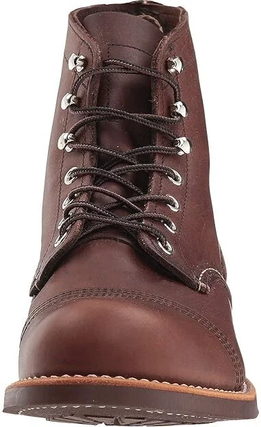 Red Wing Heritage 6 Iron Ranger Lug Men's Lace-up Boots Amber Harness : 14 D (M), Leather - Image 6