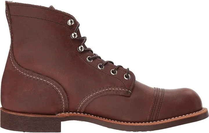 Red Wing Heritage 6 Iron Ranger Lug Men's Lace-up Boots Amber Harness : 14 D (M), Leather - Image 8