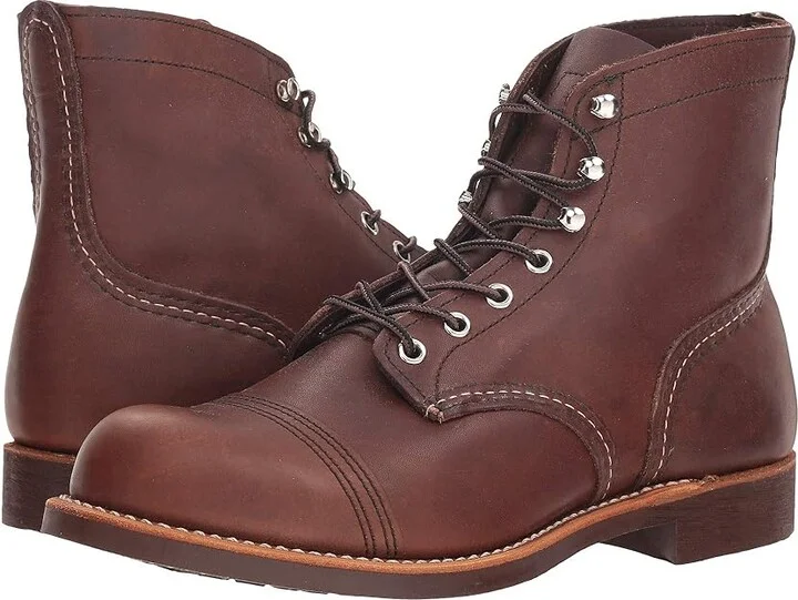 Red Wing Heritage 6 Iron Ranger Lug Men's Lace-up Boots Amber Harness : 14 D (M), Leather