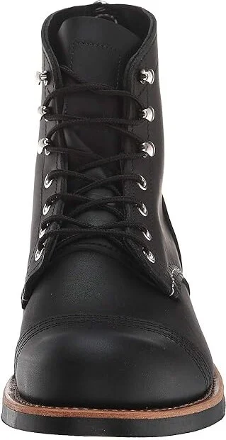 Red Wing Heritage 6 Iron Ranger Lug Men's Lace-up Boots Black Harness : 7 D (M), Leather - Image 6