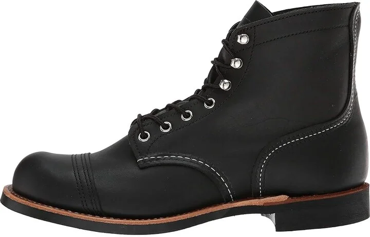 Red Wing Heritage 6 Iron Ranger Lug Men's Lace-up Boots Black Harness : 7 D (M), Leather - Image 7