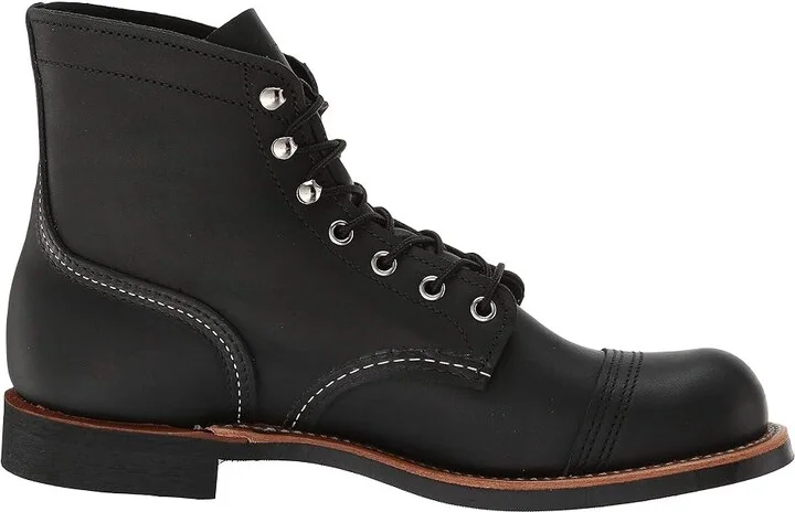 Red Wing Heritage 6 Iron Ranger Lug Men's Lace-up Boots Black Harness : 7 D (M), Leather - Image 8