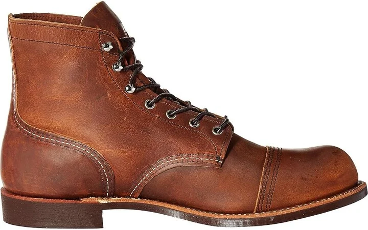 Red Wing Heritage 6 Iron Ranger Lug Men's Lace-up Boots Copper Rough Tough : 7 D (M), Leather - Image 8