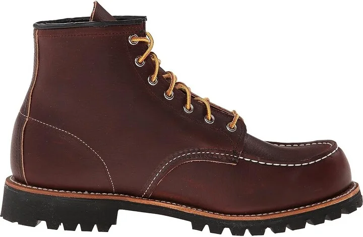 Red Wing Heritage 6 Moc Toe Lug Men's Lace-up Boots Briar Oil Slick : 8 D (M), Leather - Image 8