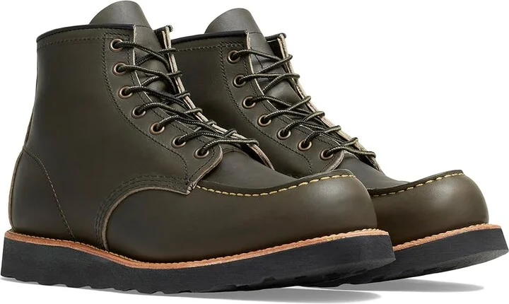 Red Wing Heritage 6 Moc Toe Men's Lace-up Boots Alpine Portage : 7 D (M), Leather