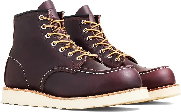 Red Wing Heritage 6 Moc Toe Men's Lace-up Boots Black Cherry Excalibur : 7 D (M), Leather