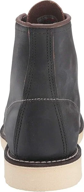 Red Wing Heritage 6 Moc Toe Men's Lace-up Boots Black Prairie : 7 D (M), Leather - Image 5