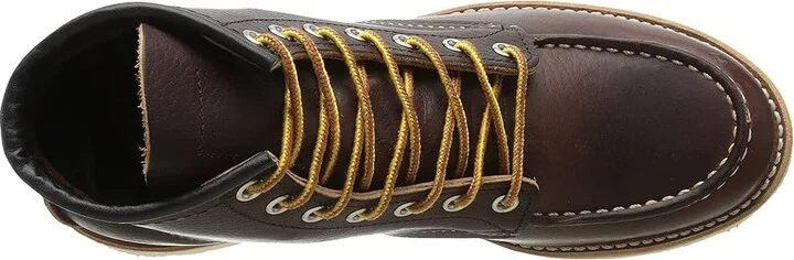 Red Wing Heritage 6 Moc Toe Men's Lace-up Boots Briar Oil Slick : 7 W (EE), Leather - Image 3