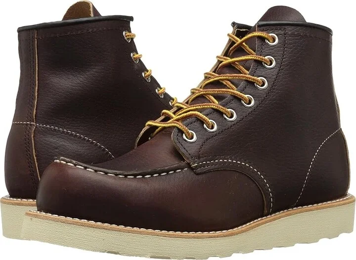 Red Wing Heritage 6 Moc Toe Men's Lace-up Boots Briar Oil Slick : 7 W (EE), Leather