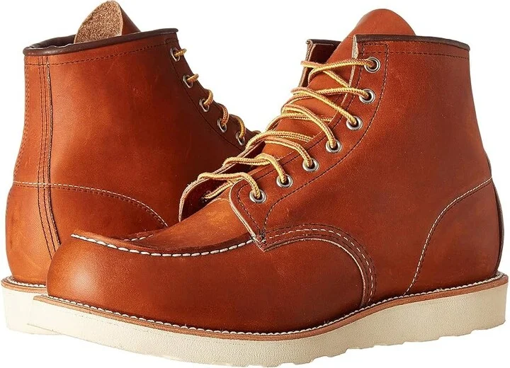 Red Wing Heritage 6 Moc Toe Men's Lace-up Boots Oro-Legacy : 7 D (M), Leather