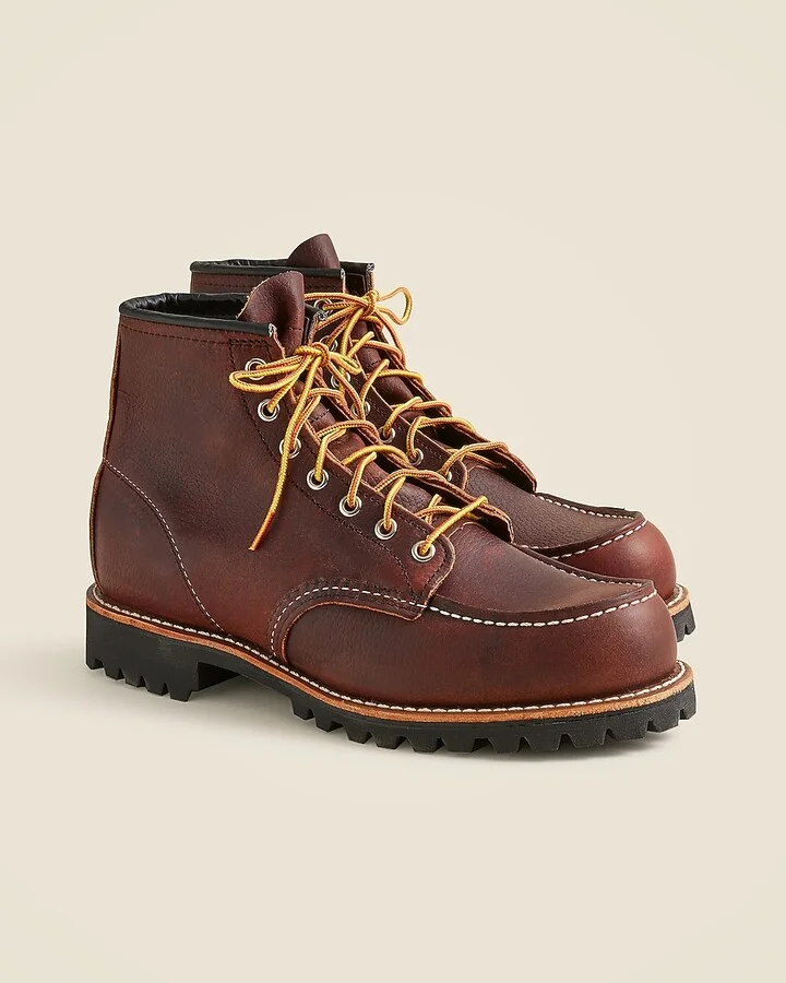 Red Wing Heritage 6'' Roughneck leather boots