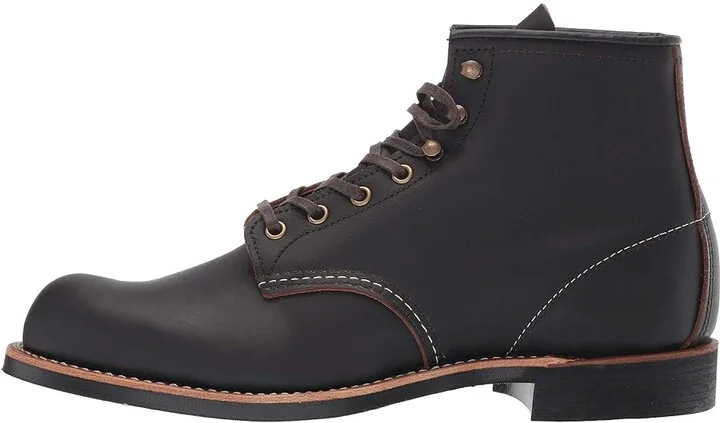 Red Wing Heritage Blacksmith Men's Lace up casual Shoes Black Prairie : 7 D (M), Leather - Image 7
