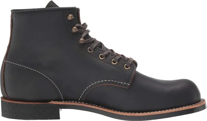 Red Wing Heritage Blacksmith Men's Lace up casual Shoes Black Prairie : 7 D (M), Leather - Image 8