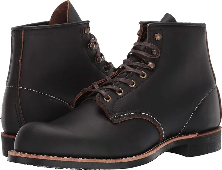 Red Wing Heritage Blacksmith Men's Lace up casual Shoes Black Prairie : 7 D (M), Leather