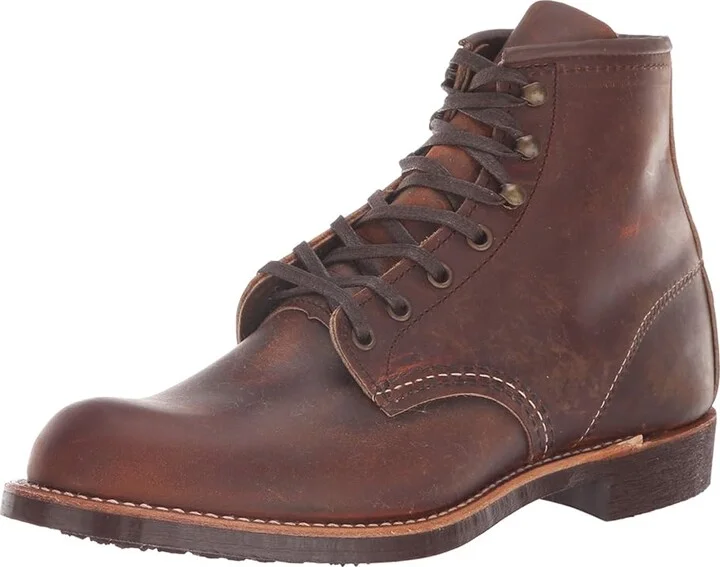Red Wing Heritage Blacksmith Men's Lace up casual Shoes Copper Rough & Tough : 7 D (M), Leather - Image 2